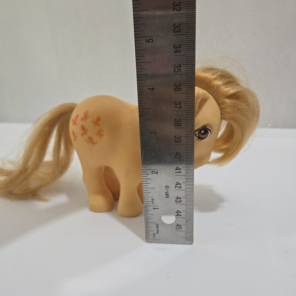 VINTAGE G1 MY LITTLE PONY BUTTERSCOTCH Yellow red butterflies MLP 1982 - Picture 7 of 7